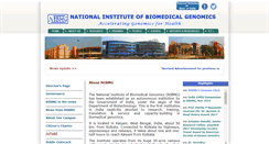 Desktop Screenshot of nibmg.ac.in